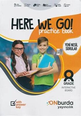 ONburda Yayınları 8. Sınıf Here We Go Practice Book - 1