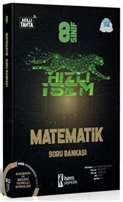 İSEM Yayıncılık 8. Sınıf Hızlı İsem Matematik Soru Bankası - 1