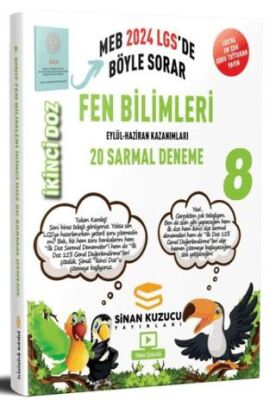 Sinan Kuzucu Yayınları 8. Sınıf İkinci Doz Fen Bilimleri 20 Sarmal Branş Deneme - 1