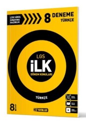 Hız Yayınları 8. Sınıf İlk Dönem Konuları Türkçe Deneme - Hız Yayınları