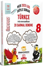 Sinan Kuzucu Yayınları 8. Sınıf İlk Doz Türkçe 20 Sarmal Deneme - Sinan Kuzucu Yayınları