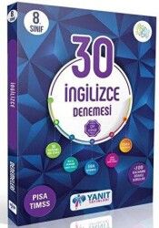 Yanıt 8. Sınıf Çözümlü 30 İngilizce Branş Denemesi - Yanıt Yayınları
