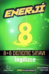 Palme 8. Sınıf İngilizce Enerji 8+8 Deneme Sınavı - Palme Yayınları