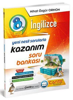 Çanta Yayınları 8. Sınıf İngilizce Etkinlikli Kazanım Soru Bankası - 1
