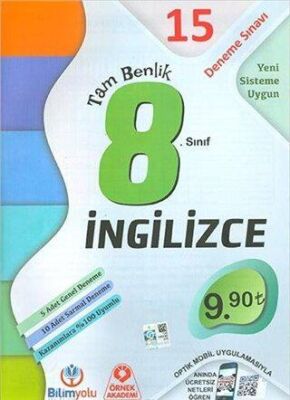 Bilimyolu Yayıncılık 8. Sınıf İngilizce Tam Benlik 15 Deneme Sınavı - 1