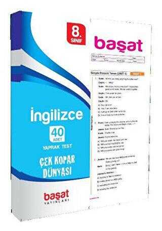 Başat Yayınları 8. Sınıf İngilizce 40 Yaprak Test