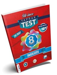 İlk Önce Yayıncılık 8. Sınıf İngilizce Yaprak Test - İlk Önce Yayıncılık