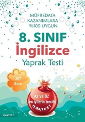 Nartest Yayınevi 8. Sınıf İngilizce Yaprak Testi - Nartest Yayınevi