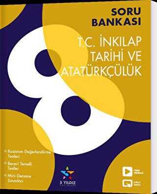 5 Yıldız Yayınları 8. Sınıf İnkılap Tarihi Ve Atatürkçülük Soru Bankası