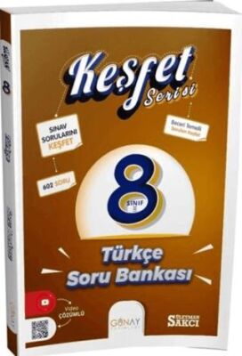 Günay Yayınları 8. Sınıf Keşfet Plus Serisi Türkçe Soru Bankası - 1