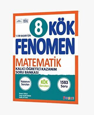 Fenomen Yayınları 8. Sınıf Kök Matematik Soru Bankası - 1