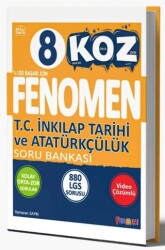 8. Sınıf Koz T.C. İnkılap Tarihi ve Atatürkçülük Soru Bankası - Fenomen Yayınları