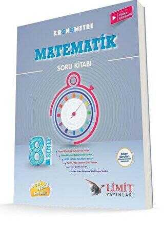 Limit Yayınları 8. Sınıf Kronometre Matematik Soru Kitabı