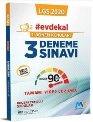 Martı Okul Yayınları 8. Sınıf LGS 1. Dönem 3 Deneme Sınavı - Martı Okul Yayınları