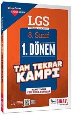 Sınav Yayınları 8. Sınıf LGS 1. Dönem Çözümlü Tam Tekrar Kampı - 1