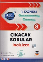 Zeka Küpü Yayınları 8. Sınıf LGS 1. Dönem İngilizce Çıkacak Sorular - Zeka Küpü Yayınları
