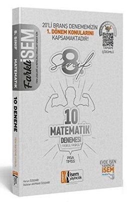 İSEM Yayıncılık 8. Sınıf LGS 1. Dönem Matematik 10 Branş Deneme - 1