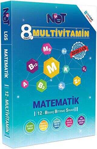 Bi Not Yayınları 8. Sınıf - Multivitamin Matematik - 12 Dönem