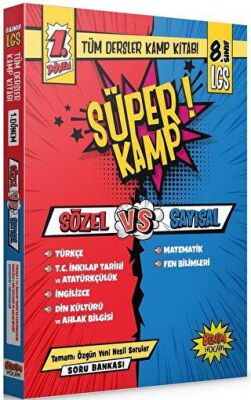 8. Sınıf LGS 1. Dönem Tüm Dersler Kamp Kitabı - 1