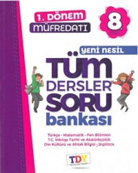TDY Yayınları 8. Sınıf Yeni Nesil Tüm Dersler Soru Bankası - 2