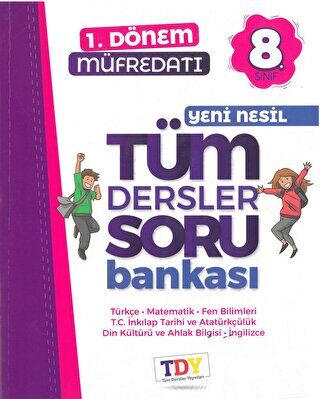 TDY Yayınları 8. Sınıf Yeni Nesil Tüm Dersler Soru Bankası - 1