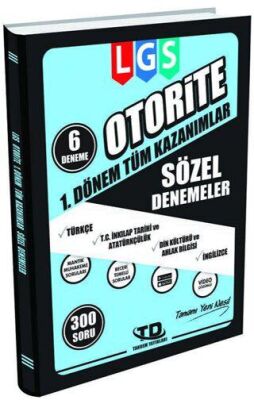 Tandem Yayınları LGS Otorite 1. Dönem Sözel Denemeler - 1