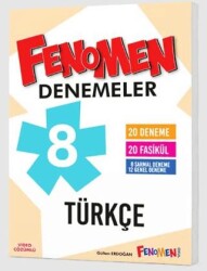 Fenomen Yayınları 8. Sınıf Türkçe Fenomen 20`li Deneme - Fenomen Yayınları
