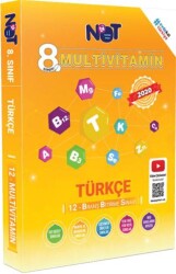 Bi Not Yayınları 8. Sınıf LGS 1. Dönem Türkçe Multivitamin 12 Branş Bitirme Sınavı - Bi Not Yayınları