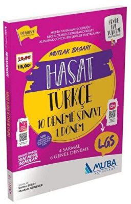 Muba Yayınları 8. Sınıf LGS 1. Dönem Türkçe Mutlak Başarı Hasat 10 Deneme Sınavı - 1