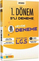 Evrensel İletişim Yayınları 8. Sınıf LGS 1.Dönem Video Çözümlü 5`li Deneme Sınavı - Evrensel İletişim Yayınları