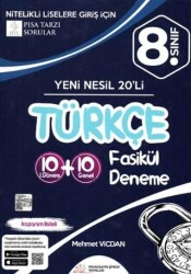 8. Sınıf LGS Türkçe 10 + 10 Fasikül Deneme - Paragrafın Şifresi Yayınları