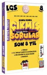 8. Sınıf LGS 2018-2025 Konu Konu Son 8 Yıl Çıkmış Sorular Sözel Bölüm - Yargı Yayınevi