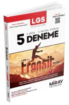 Miray Yayınları 8. Sınıf LGS 5 Transit Deneme - 1