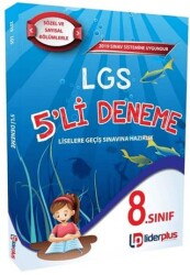 8. Sınıf LGS 5`li Deneme - Lider Yayınları