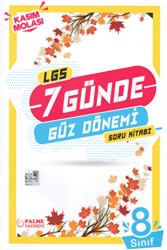 Palme 8. Sınıf LGS 7 Günde Güz Dönemi Soru Kitabı Kasım Molası - Palme Yayınları