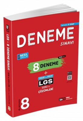 SBM Yayıncılık 8. Sınıf LGS 8 Deneme Sınavı Soru Bankası - 1
