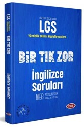 Data Yayınları LGS Bir Tık Zor İngilizce Soruları - Data Yayınları