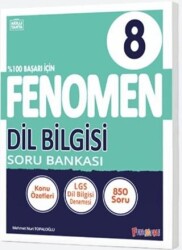 8. Sınıf LGS Dil Bilgisi Fenomen Soru Bankası - Fenomen Yayınları
