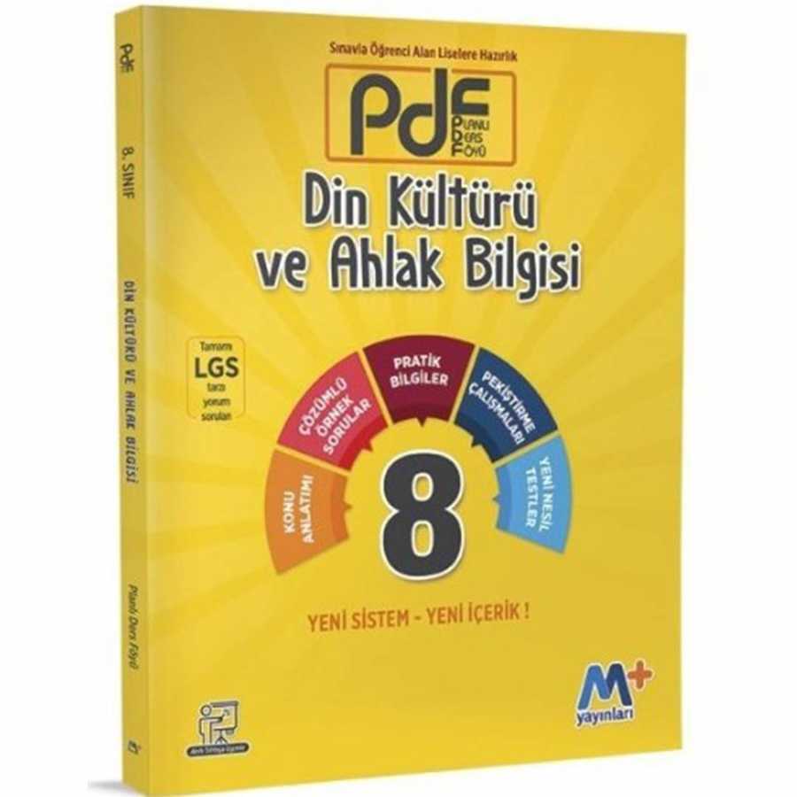 8. Sınıf LGS Din Kültürü ve Ahlak Bilgisi PDF Planlı Ders Föyü Martı Okul Yayınları - Martı Okul Yayınları