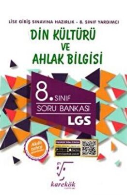 Karekök Yayıncılık 8. Sınıf LGS Din Kültürü ve Ahlak Bilgisi Soru Bankası - 1