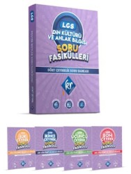 8. Sınıf LGS Din Kültürü ve Ahlak Bilgisi Soru Fasikülleri - Dört Çeyreklik Soru Bankası - KR Akademi Yayınları