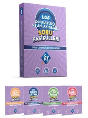 8. Sınıf LGS Din Kültürü ve Ahlak Bilgisi Soru Fasikülleri - Dört Çeyreklik Soru Bankası - 1