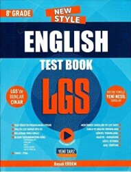 Yeni Tarz Yayınları 8. Sınıf LGS English Test Book - Yeni Tarz Yayınları