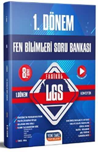 Yeni Tarz Yayınları 8. Sınıf LGS Fen Bilimleri 1. Dönem Soru Bankası Özel Baskı