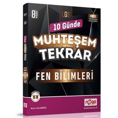 8. Sınıf LGS Fen Bilimleri 10 Günde Muhteşem Tekrar - 1