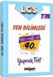 8. Sınıf LGS Fen Bilimleri 40 Yaprak Test - Ankara Yayıncılık