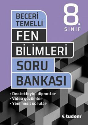 Tudem Yayınları - Bayilik 8. Sınıf Fen Bilimleri Beceri Temelli Soru Bankası - 1