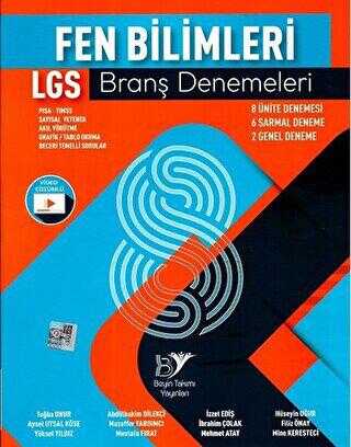 Beyin Takımı Yayınları 8. Sınıf LGS Fen Bilimleri Branş Denemeleri
