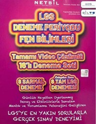 Netbil Yayıncılık 8. Sınıf LGS Fen Bilimleri Deneme Periyodu - Netbil Yayıncılık