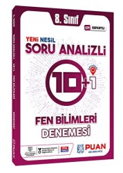 Puan Yayınları 8. Sınıf LGS Fen Bilimleri Soru Analizli Deneme - Puan Yayınları